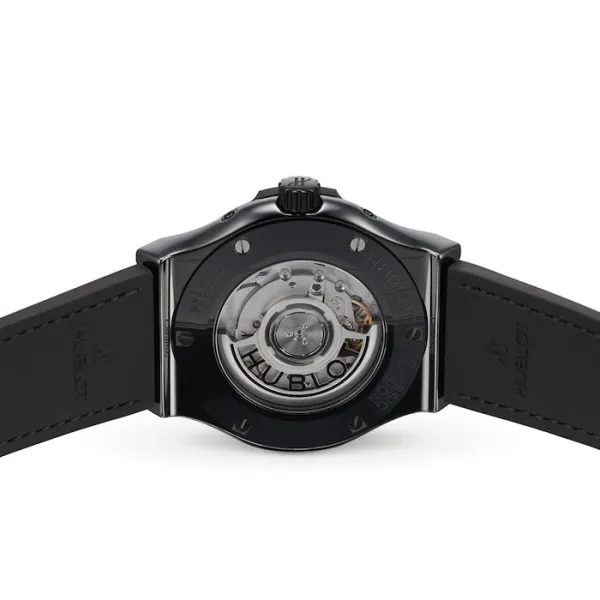 Hublot Classic Fusion Men Automatic Black Alligator Watch 547.CX.0170.LR