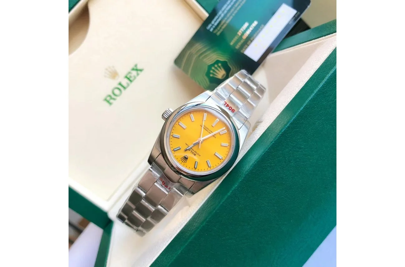 Couple Watches Rolex Oyster Perpetual 31/41mm SS/SS Yellow/Stk