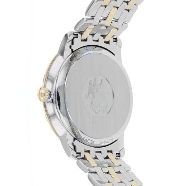 Omega De Ville Men Automatic Mother of Pearl Stainless Steel   18ct Yellow Gold Watch O42420402002001