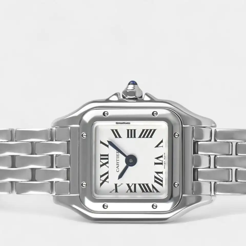 Cartier Panthère de Cartier Women Quartz Black Stainless Steel Watch WSPN0019