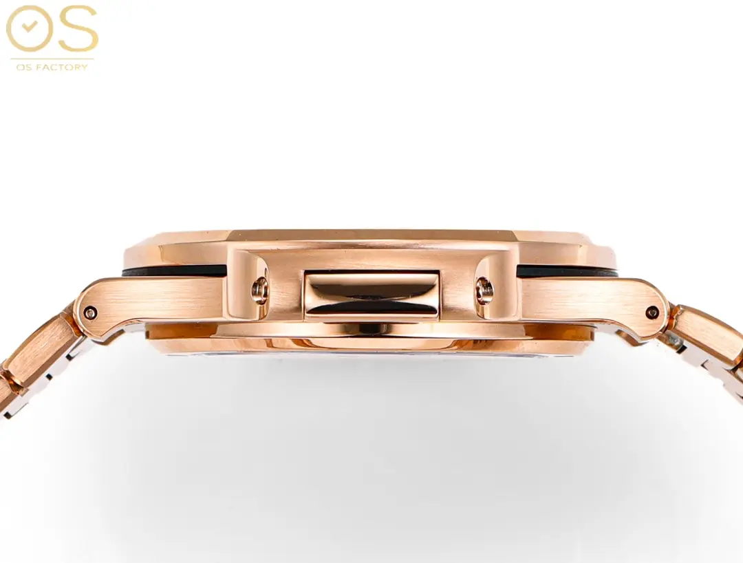 OSFactory Rose Gold Nautilus Style Watch