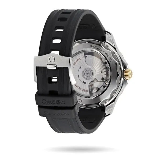 Omega Seamaster Men Automatic Black Rubber Watch O21022422001001