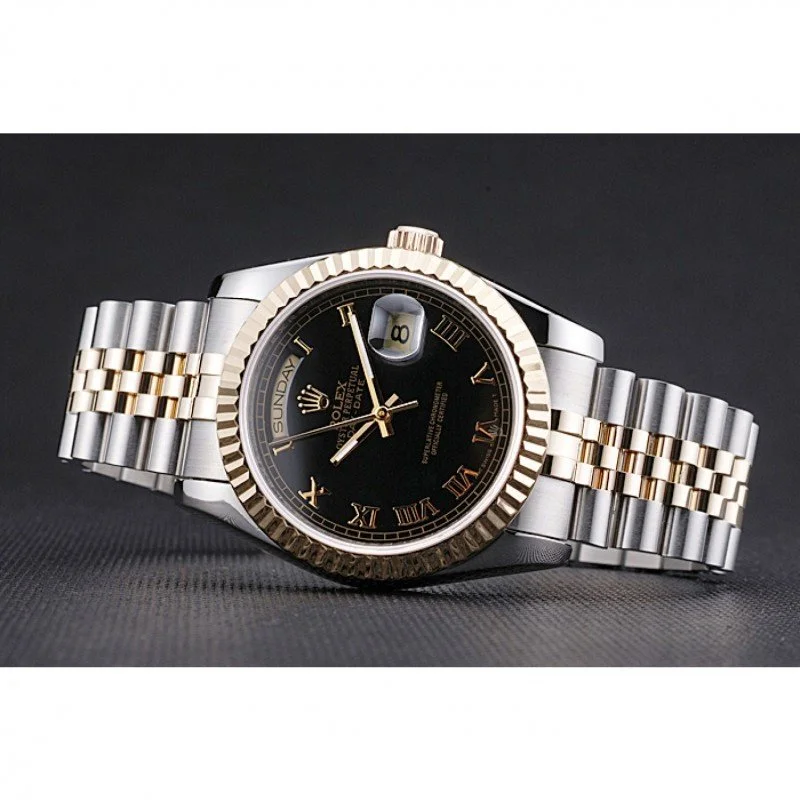 Superclone Rolex Day-Date 36mm Black Dial SRL78