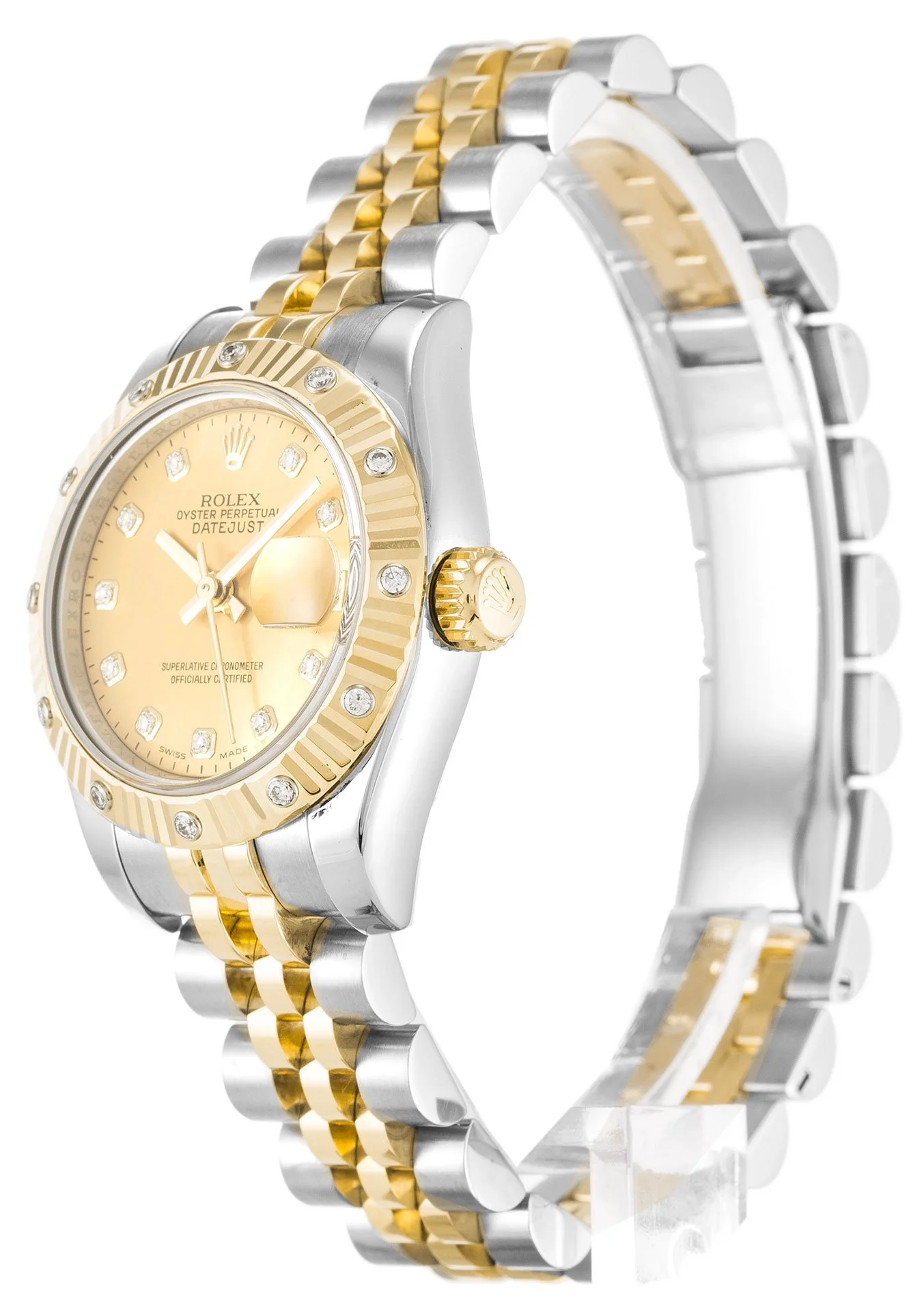 Rolex Lady-Datejust 26mm Champagne Dial 179313-2