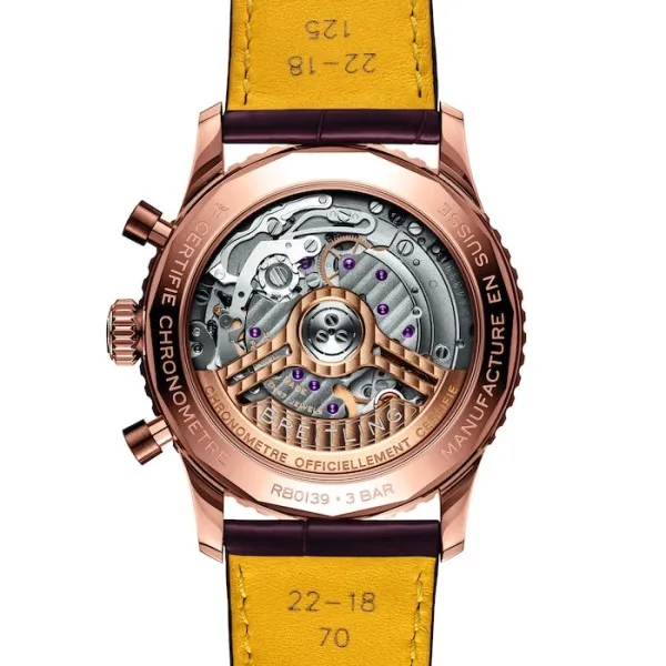 Breitling Navitimer Men Automatic Silver Alligator Watch RB0139211G1P1