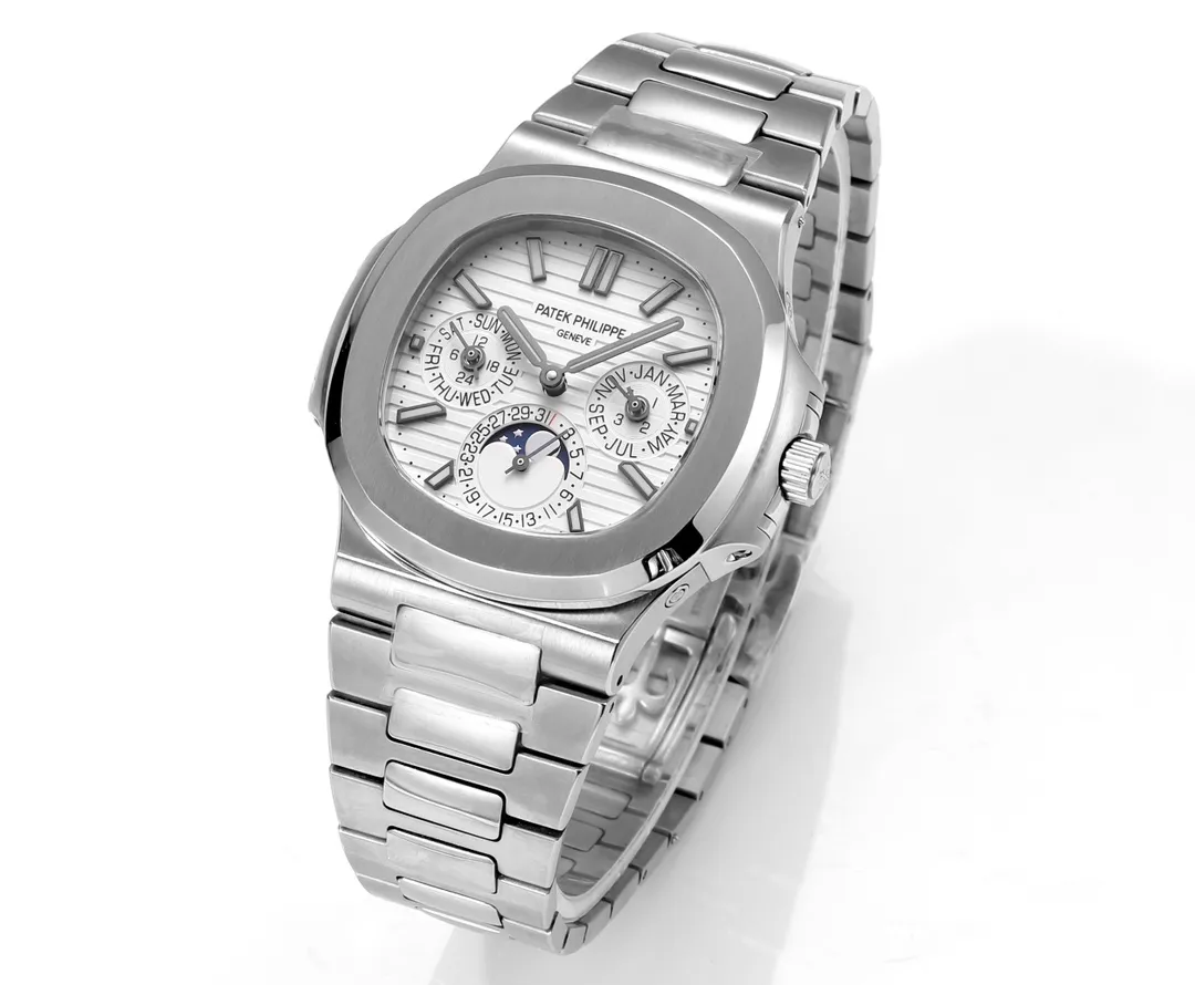Patek Philippe Silver Nautilus Watch