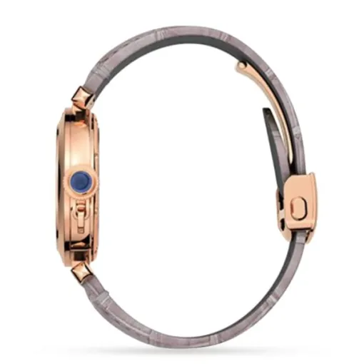 Cartier Pasha de Cartier Women Automatic Silver Alligator Watch WGPA0014