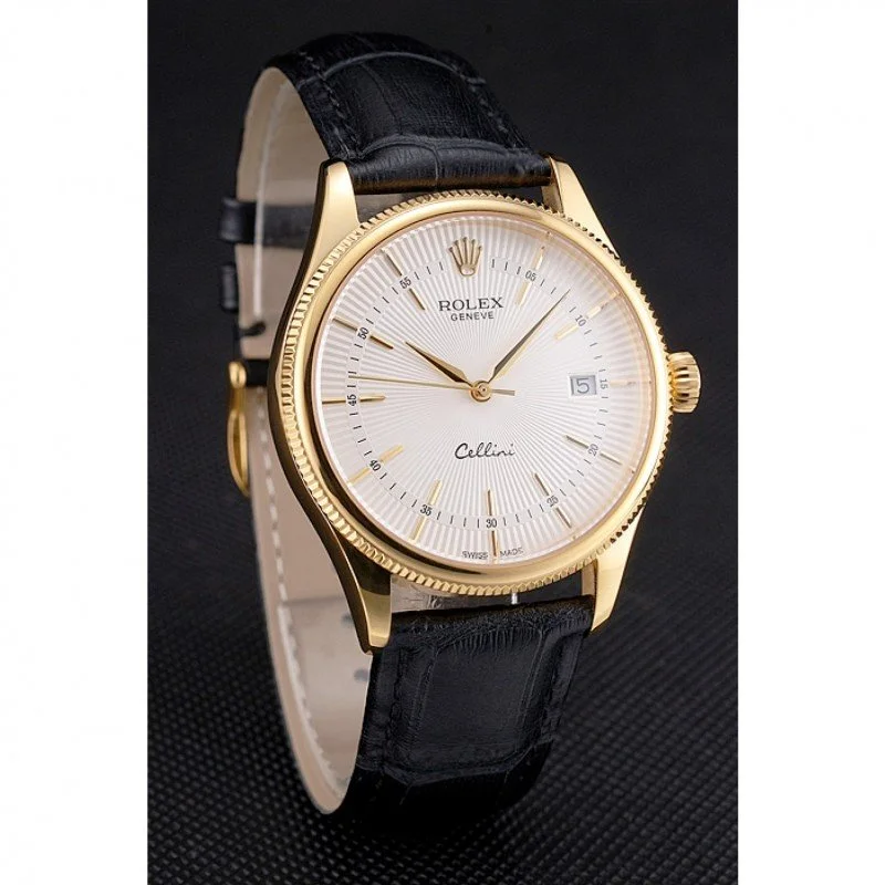 Superclone Rolex Cellini 38mm White Dial REP016791
