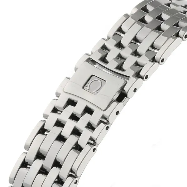 Omega De Ville Men Automatic Blue Stainless Steel Watch O42410402003001