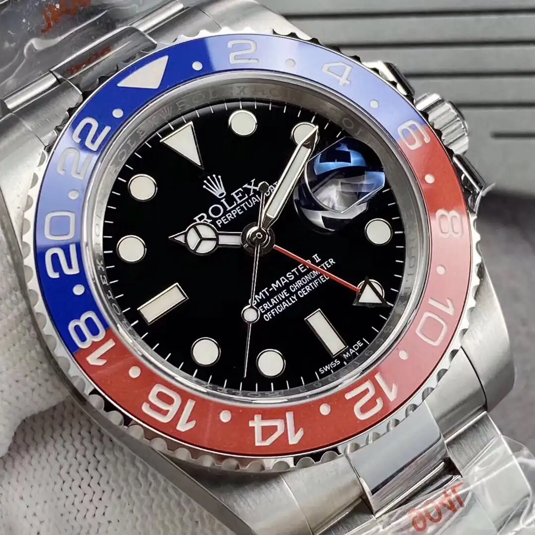 Superclone Rolex GMT-Master II 40mm 126710BLRO  Pepsi  Oyster