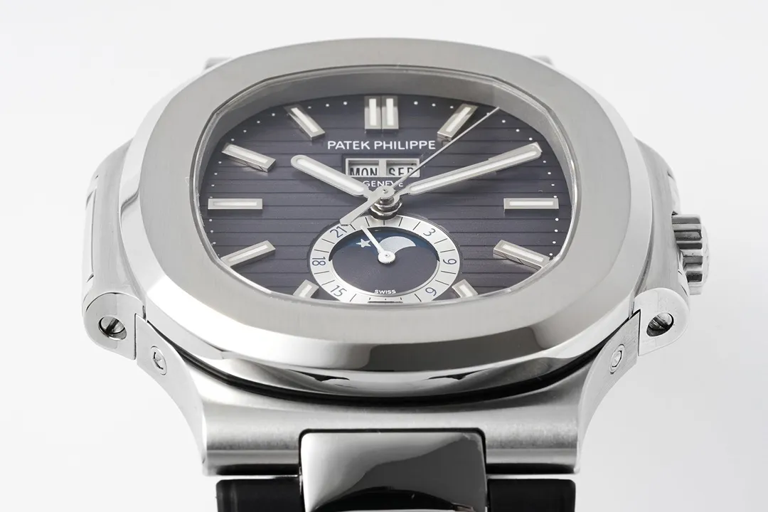 Patek Philippe Nautilus Blue Rubber Strap Watch