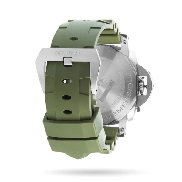 Panerai Submersible Men Automatic White Rubber Watch PAM01226