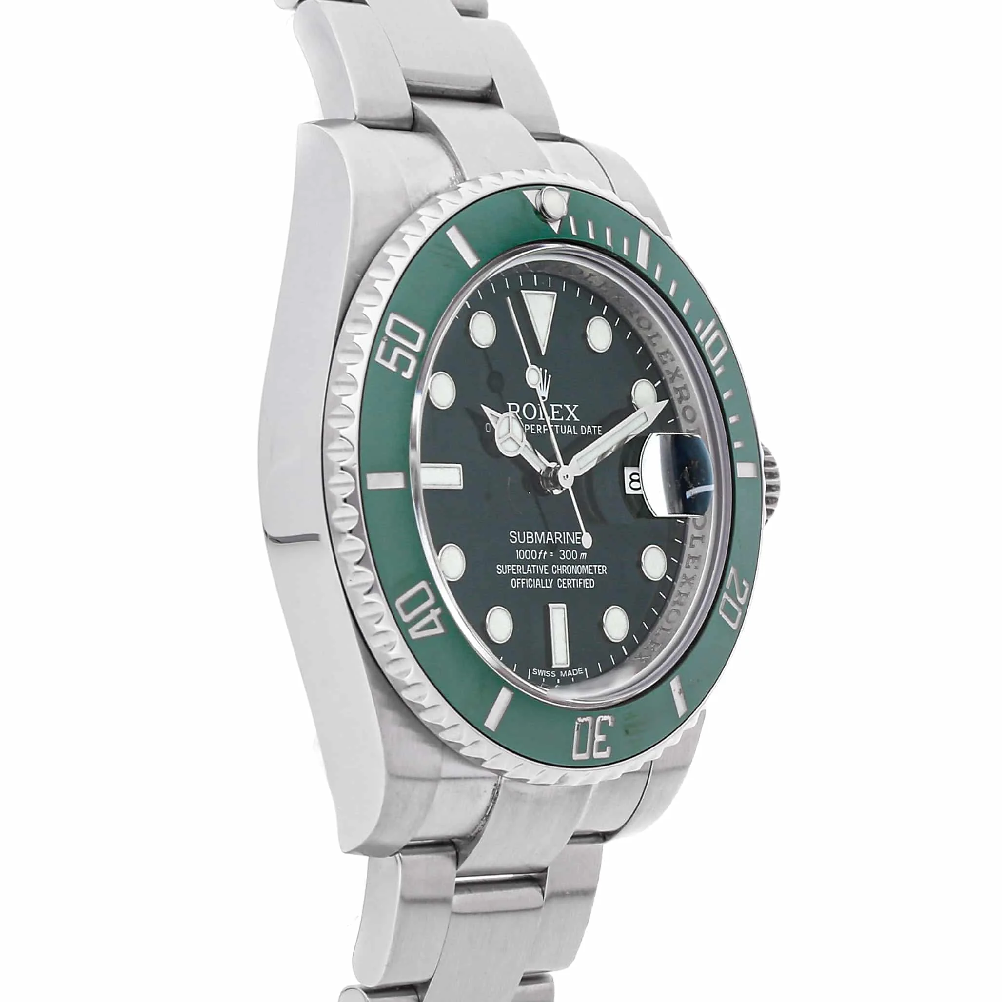 Superclone Rolex Submariner 40mm Green Dial 116610LV  Hulk