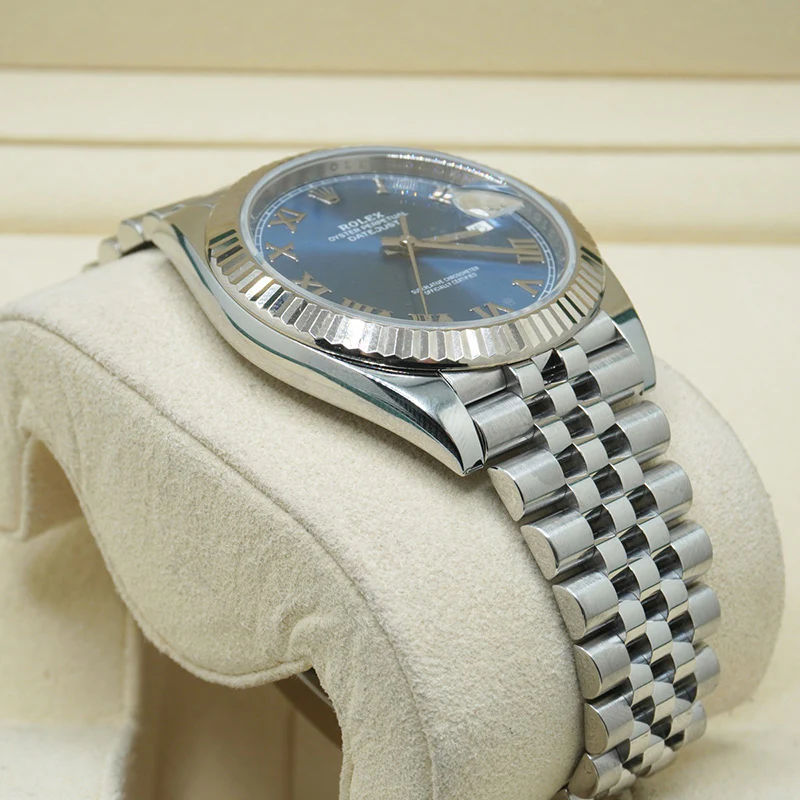 Rolex Datejust 41mm Blue Dial 126334 Jubilee Roman Dials