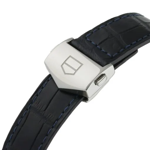 TAG Heuer Monaco Men Automatic Blue Leather Watch CAW2111.FC6183