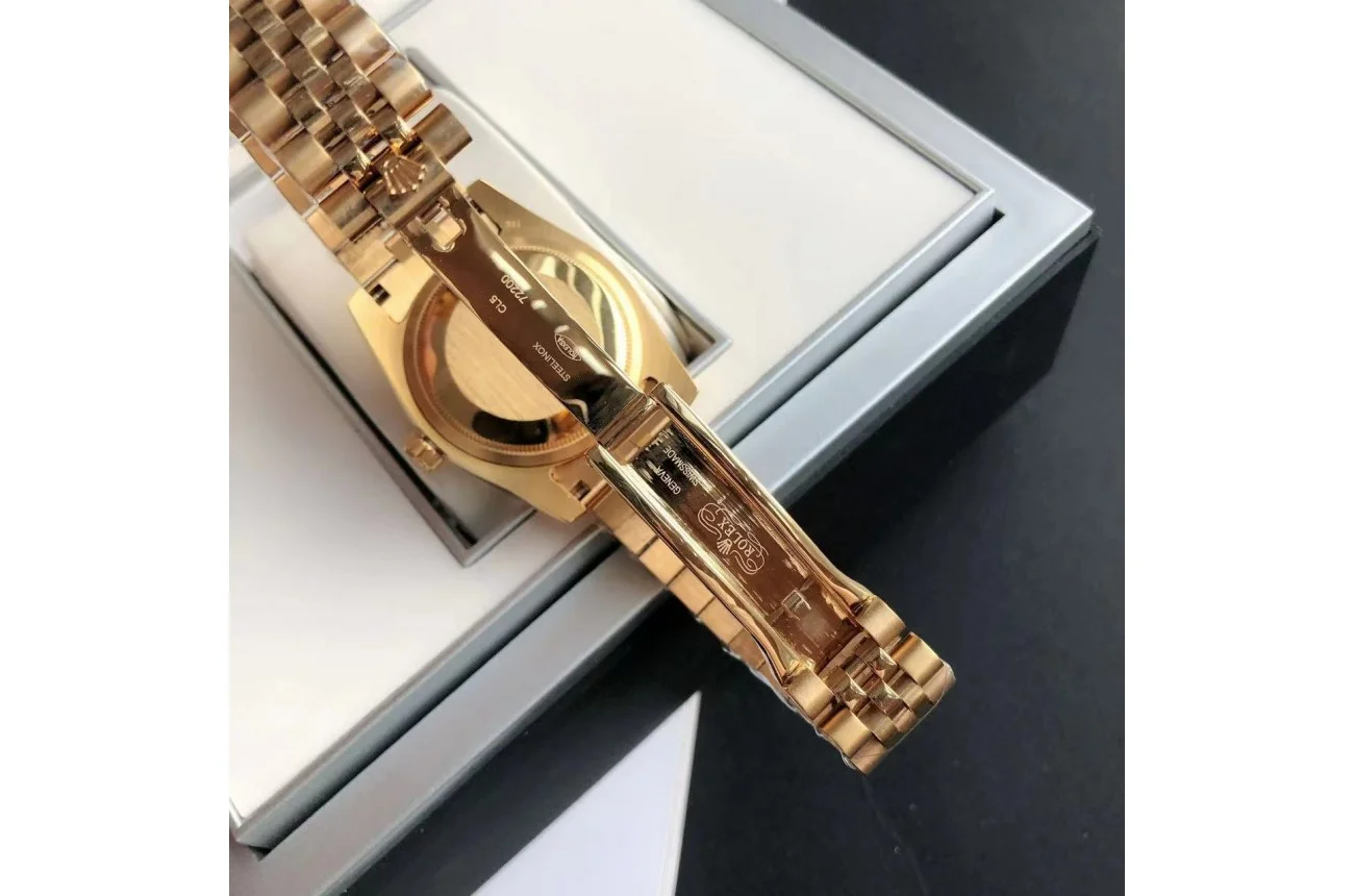 Couple Watches Rolex Datejust 36/28mm RG/RG Jub White/Dial