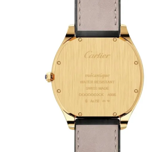 Cartier Drive de Cartier Men Automatic Silver Leather Watch WGNM0011