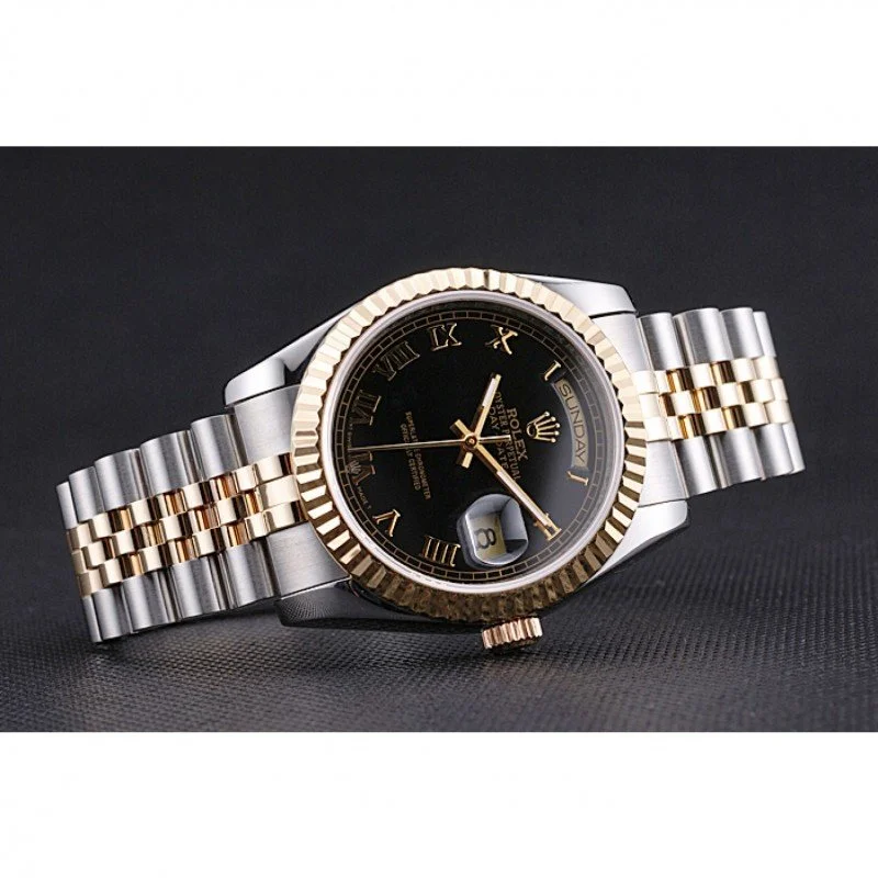 Superclone Rolex Day-Date 36mm Black Dial SRL78