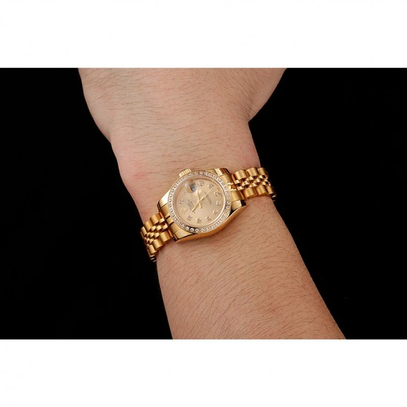 Superclone Rolex Datejust 28mm Gold Dial 1454096