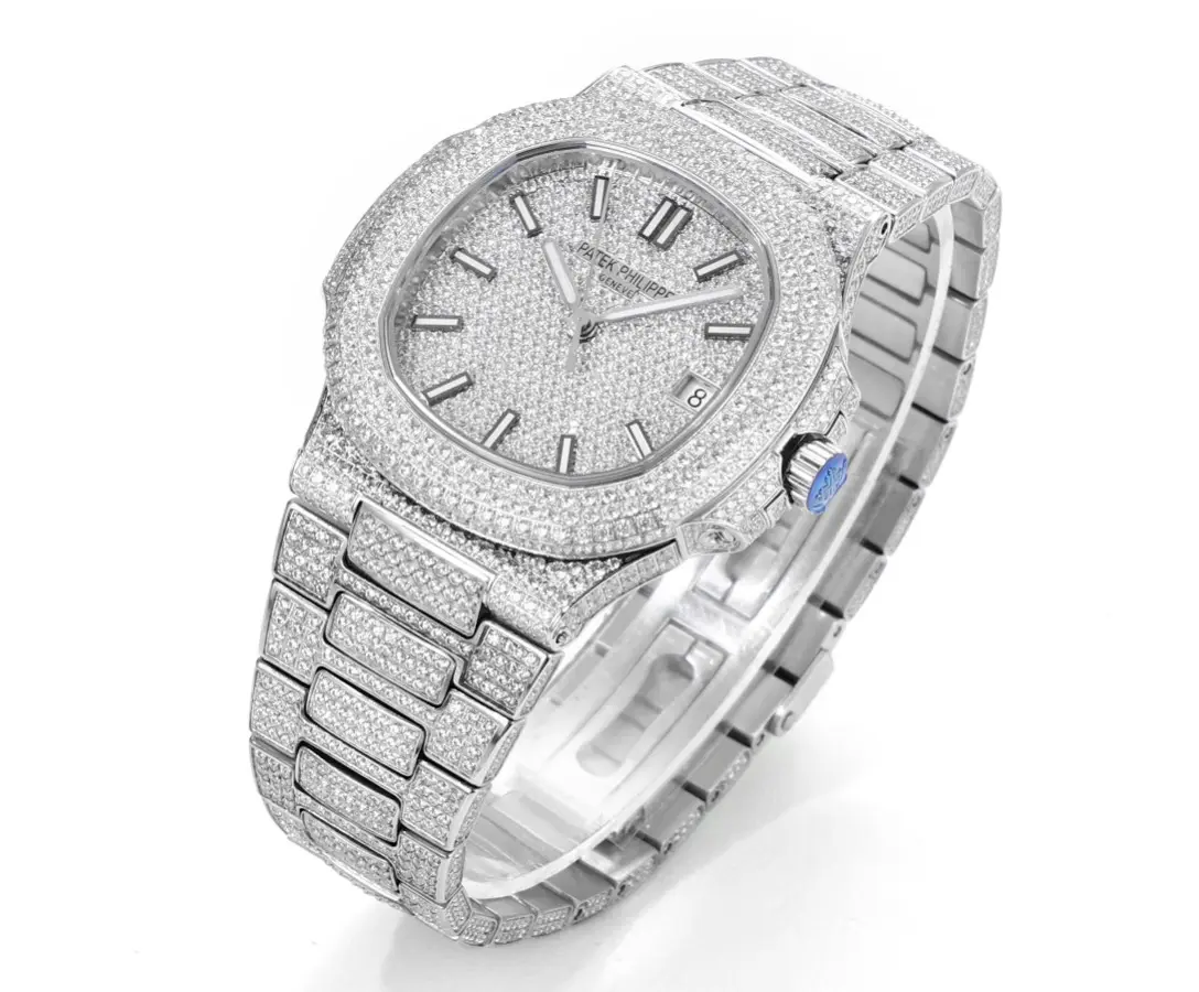 Patek Philippe Nautilus Full Star Platinum Watch