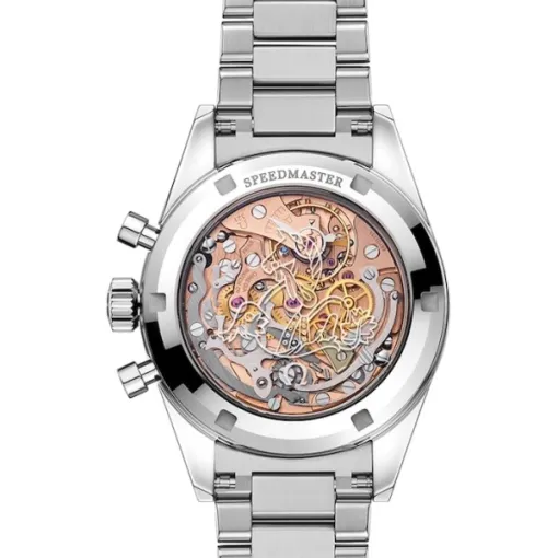 Omega Speedmaster Men Automatic Black 18ct White Gold Watch O31150393001001