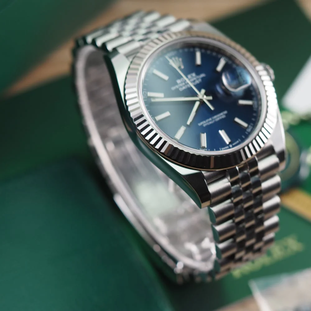 Rolex Datejust 41mm Blue Dial 126334 Jubilee