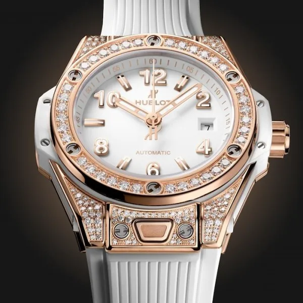 Hublot Big Bang Women Automatic White Rubber Watch 485.OE.2080.RW.1604