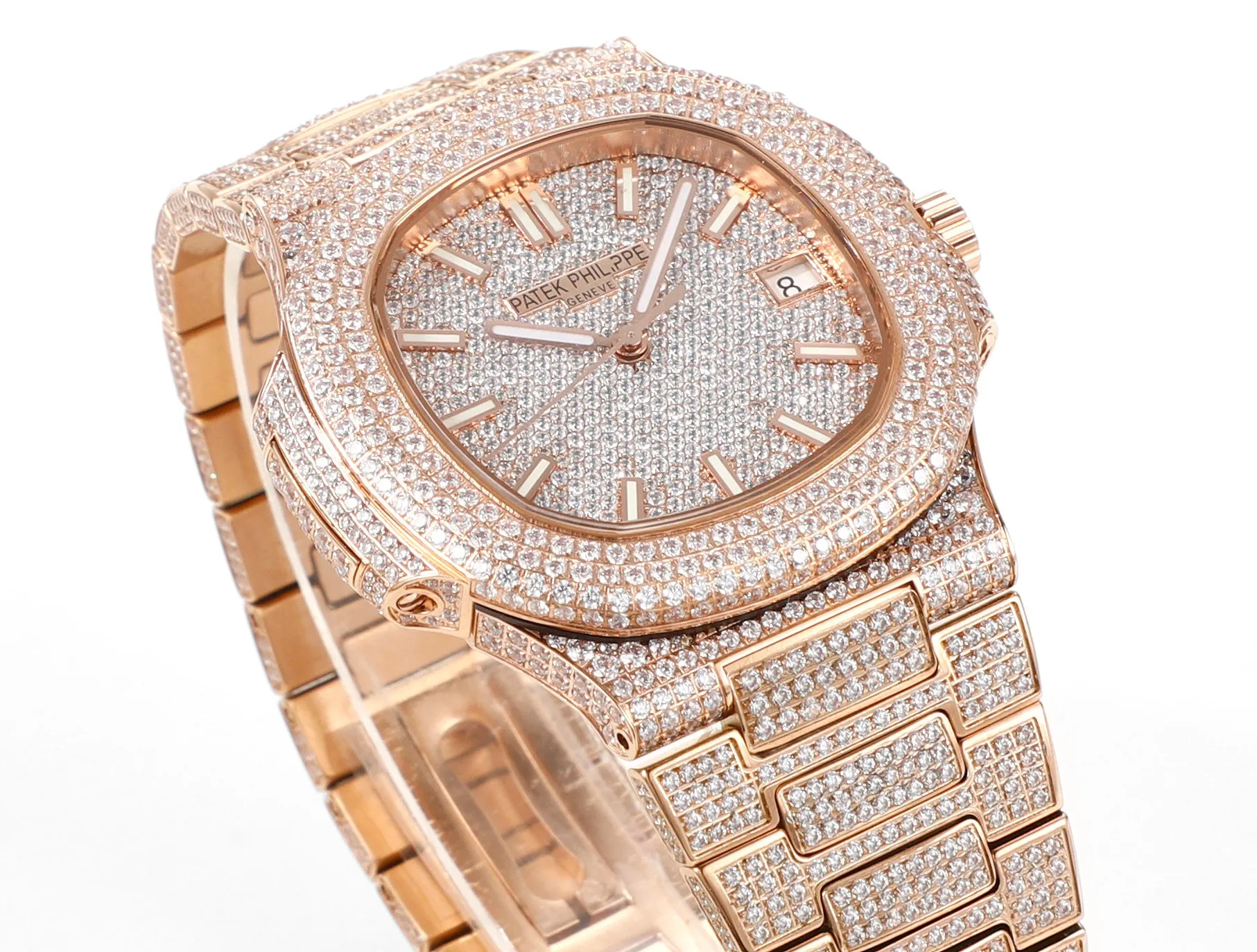 Patek Philippe Rose Gold Diamond Watch