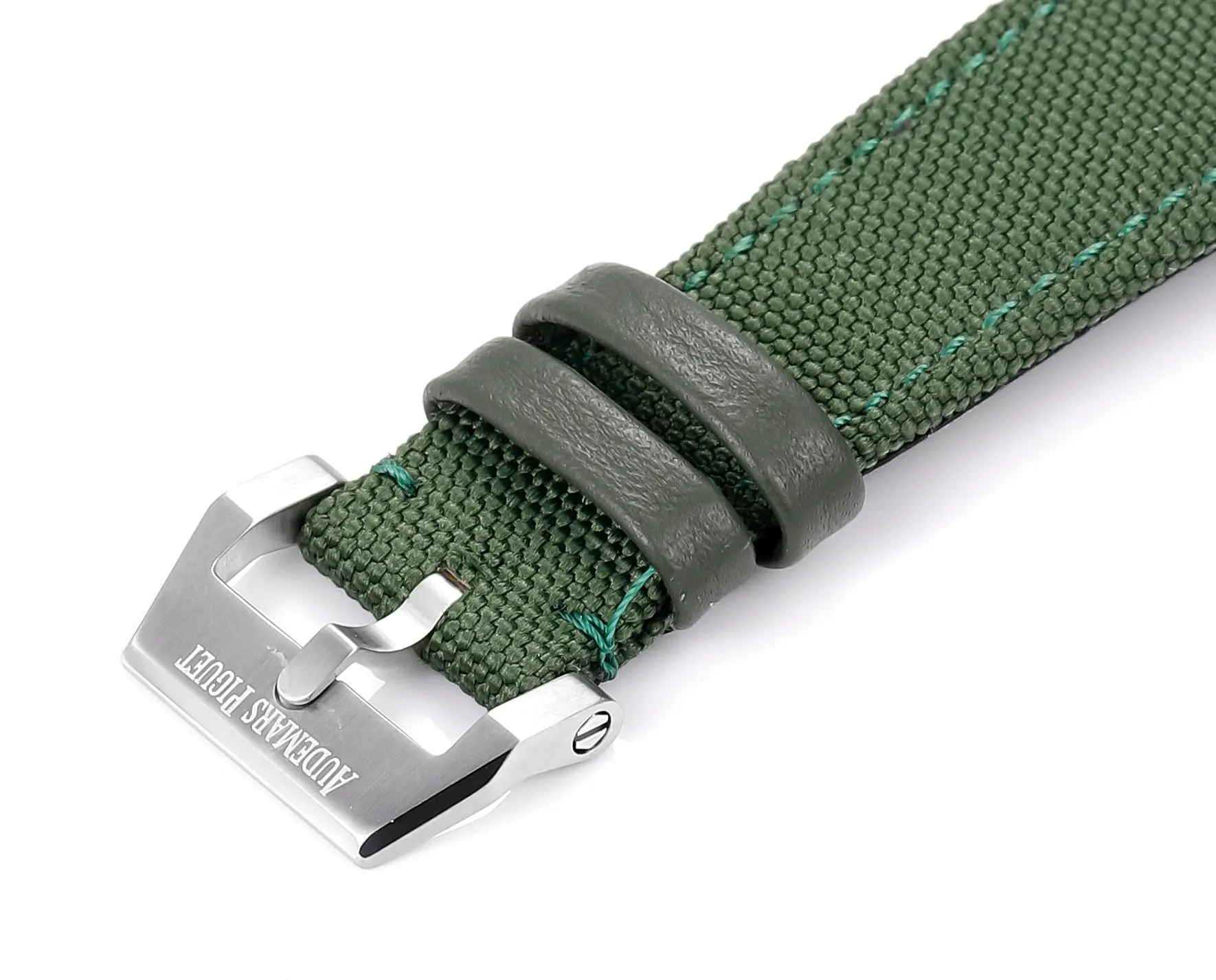watch Audemars Piguet CODE 11.59 Green Dial Stainless Steel Watch with Fabric Strap
