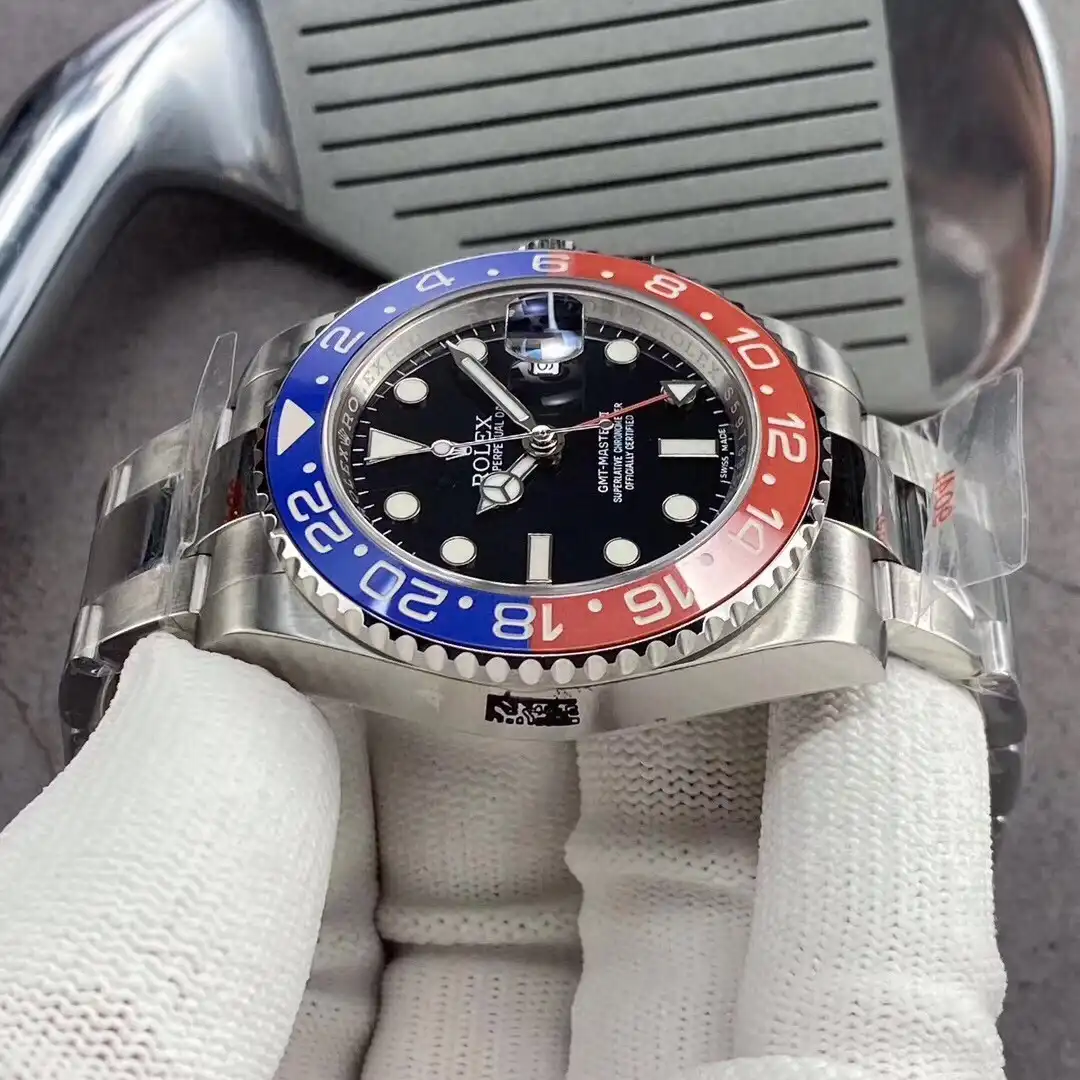 Superclone Rolex GMT-Master II 40mm 126710BLRO  Pepsi  Oyster