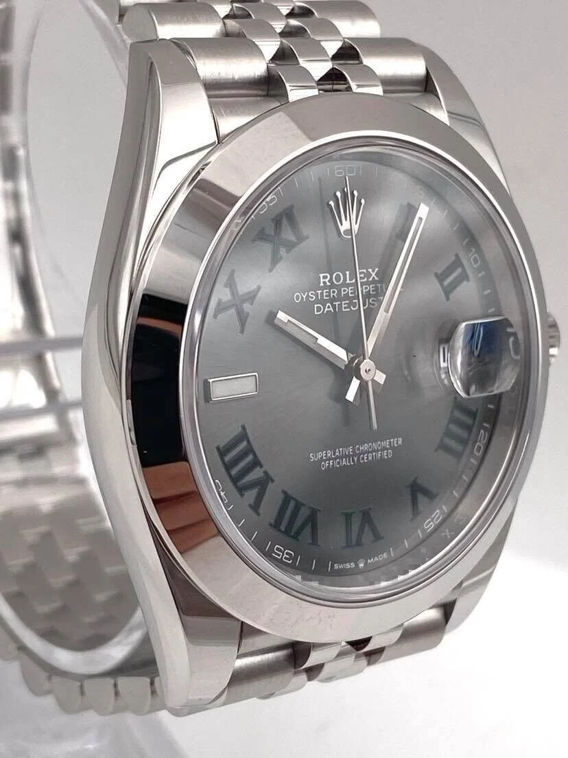 Superclone Rolex Datejust 41mm Rhodium Dial 126300  Wimbledon  Jubilee