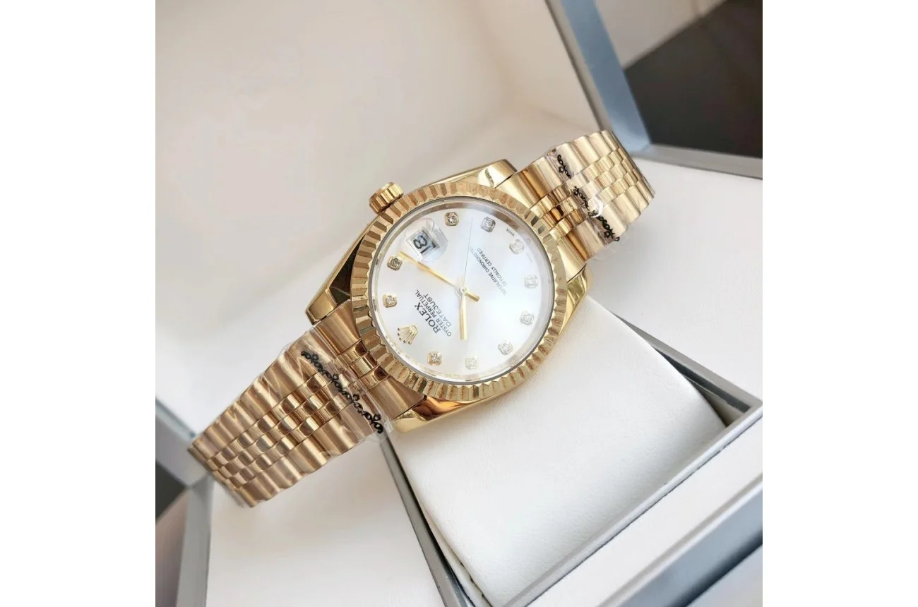 Couple Watches Rolex Datejust 36/28mm RG/RG Jub Sliver/Dial