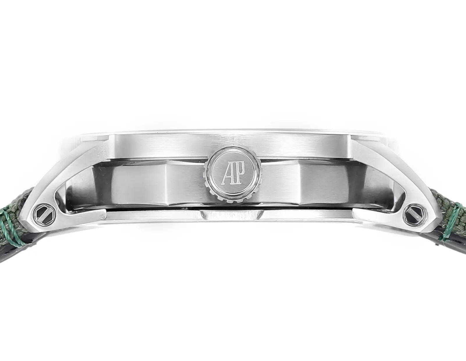 watch Audemars Piguet CODE 11.59 Green Dial Stainless Steel Watch with Fabric Strap