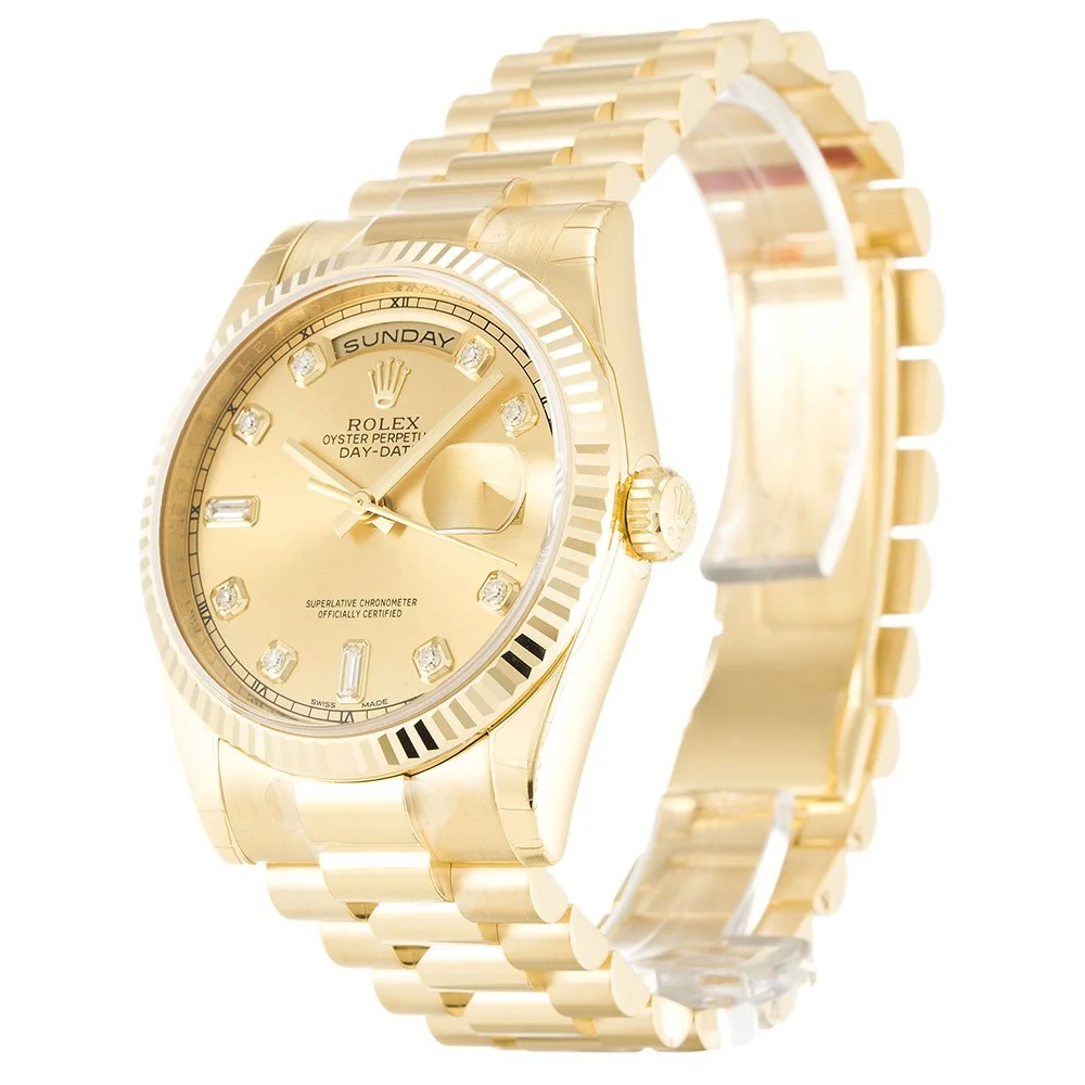 Rolex Day-Date 36mm Gold Dial 118238