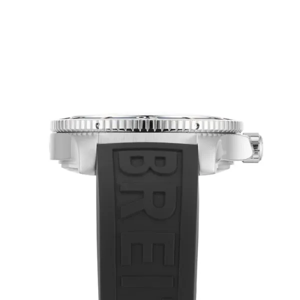 Breitling Superocean Men Automatic Black Rubber Watch A173678A1B1S1