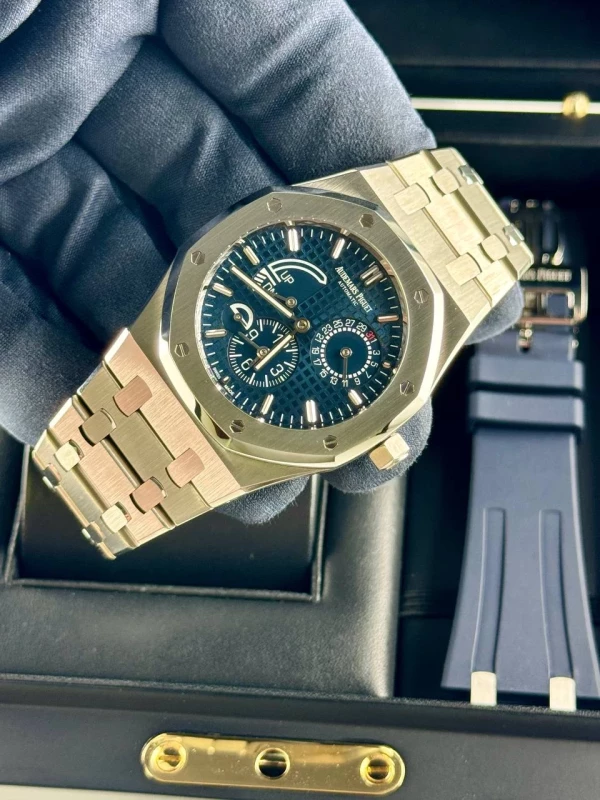 Audemars Piguet Royal Oak Dual Time Blue 26124ST.OO.D018CR.01