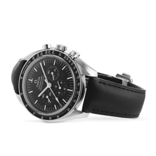 Omega Speedmaster Men Automatic Black Leather Watch O31032425001002
