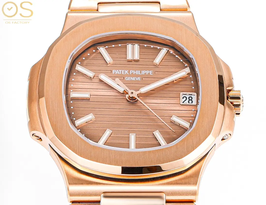 OSFactory Rose Gold Nautilus Style Watch