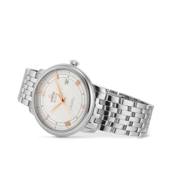 Omega De Ville Men Automatic Mother of Pearl Stainless Steel Watch O42410402002004