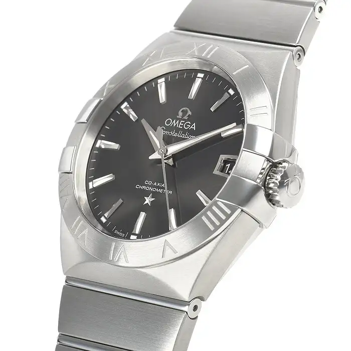 Omega Constellation Men Automatic Black Stainless Steel Watch O13110362001001