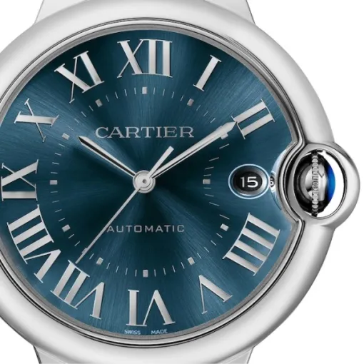 Cartier Ballon Bleu de Cartier Men Automatic Blue Stainless Steel Watch WSBB0061