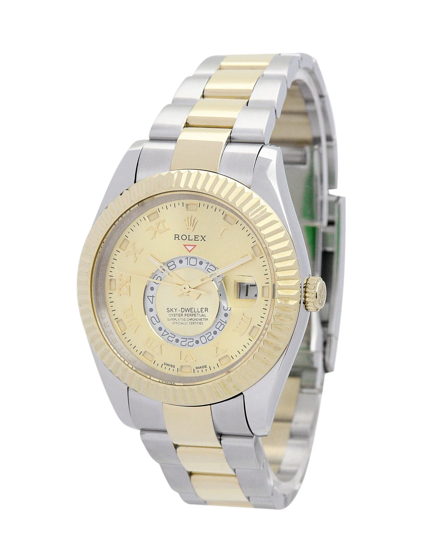 Rolex Sky-Dweller 42mm Gold Dial 326938-2