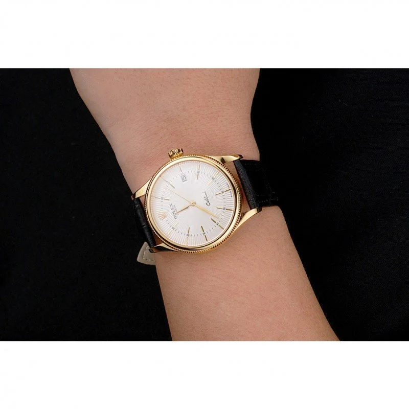 Superclone Rolex Cellini 38mm White Dial REP016791