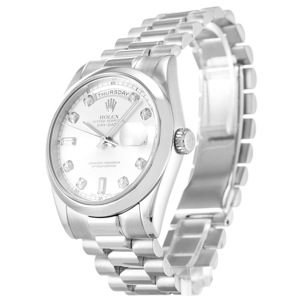 Rolex Day-Date 36mm Silver Dial 118209