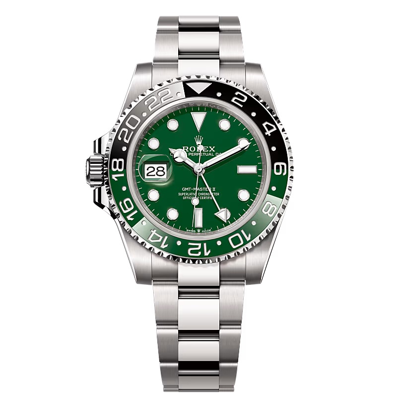Superclone Rolex GMT-Master II 40 mm 126729VTNR Oyster “Absinthe”