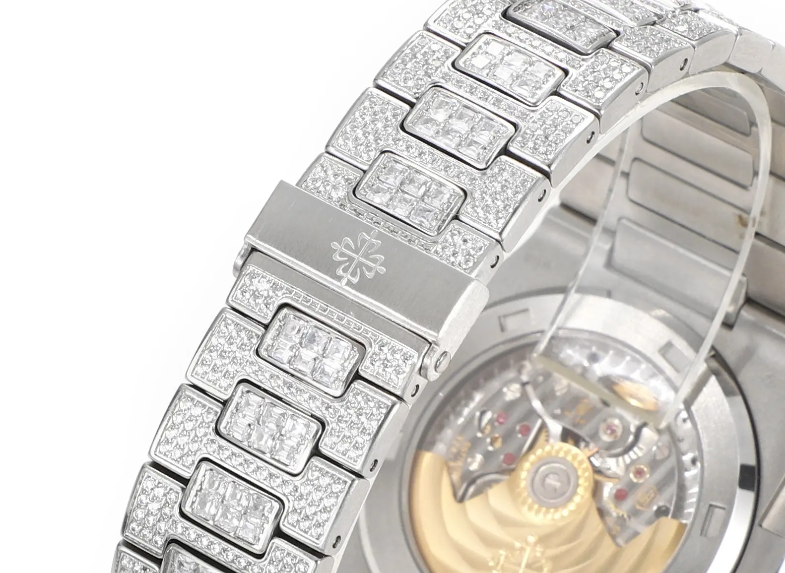 Patek Philippe White Gold Ruby Nautilus Watch