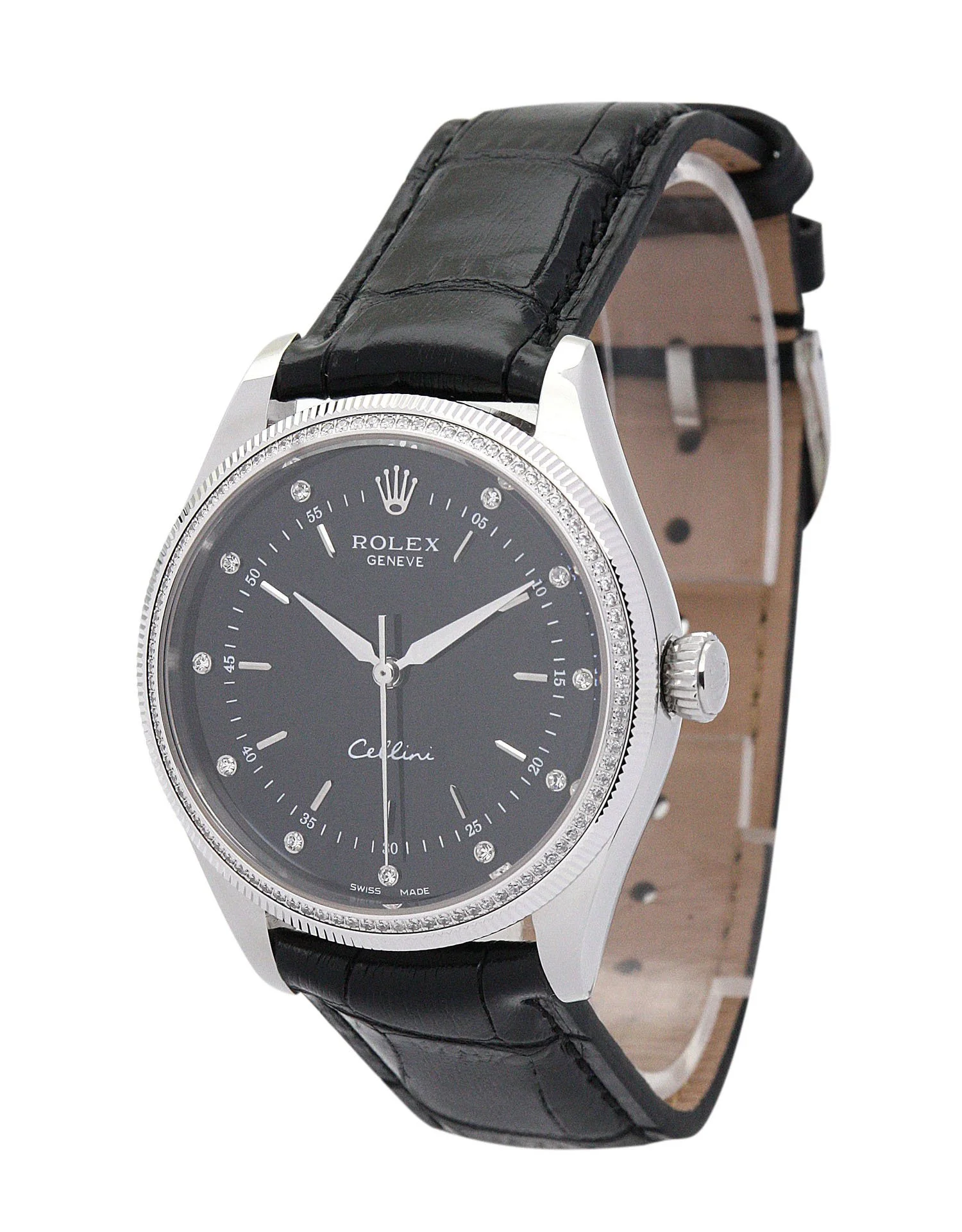Rolex Cellini 39.5mm Black Dial 5310