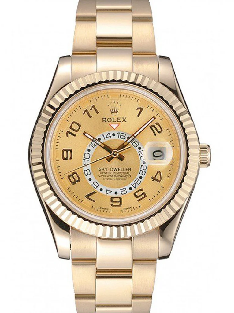 Rolex Sky-Dweller 41mm Gold Dial 80243