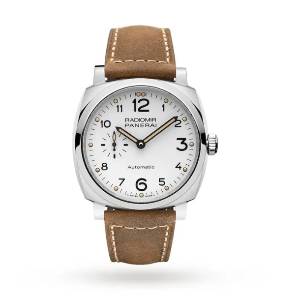 Panerai Radiomir Men Automatic White Calf Watch PAM00655