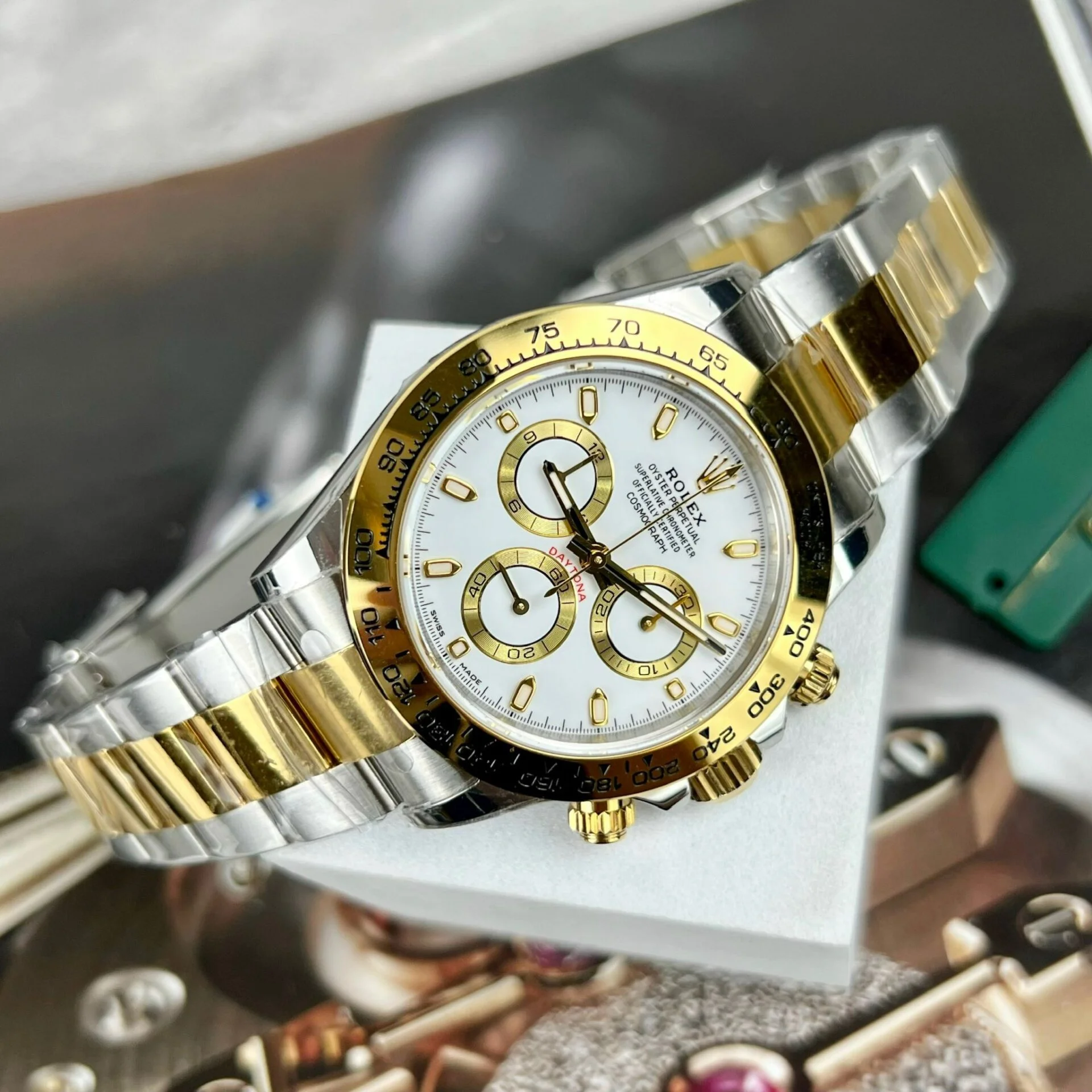 Superclone Rolex Daytona 40 mm White Dial 126503